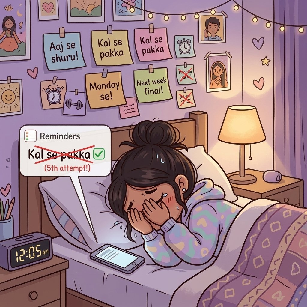 Kal se pakka — procrastinating posting