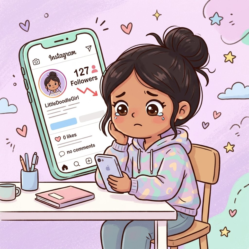 Sad about low Instagram followers